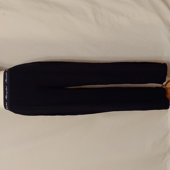 Missguided Black Sleeveless Crop Top and Pants Lounge Set - Picture 8 of 12